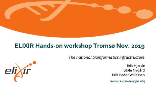 ELIXIR Norway: Hands-on bioinformatics NeLS workshop